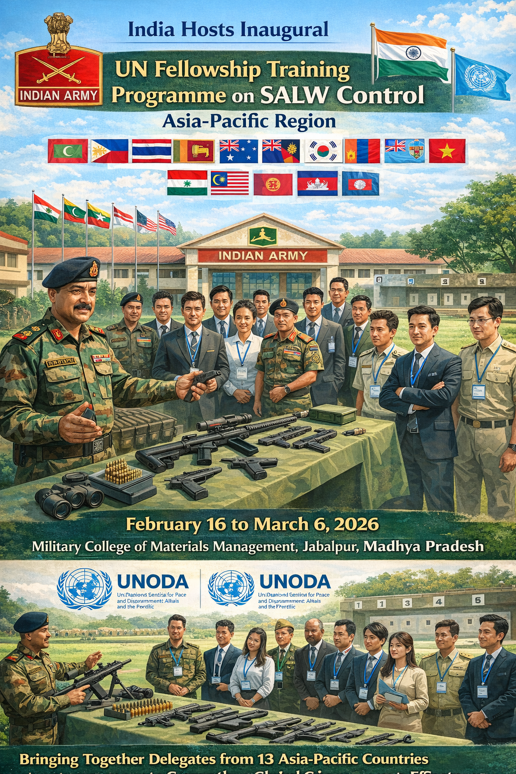 indian army hosts un fellowship
