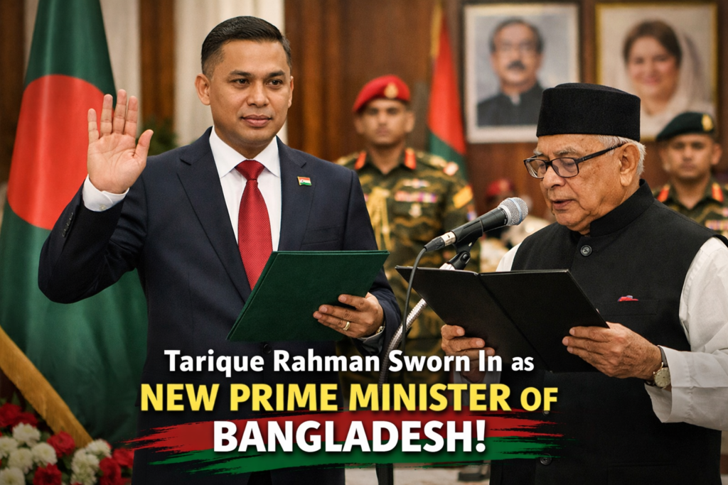 tarique rahman sworn in