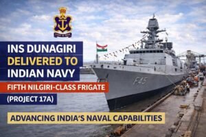 INS Dunagiri Delivered to Indian Navy, Boosting Indigenous Warship Capability