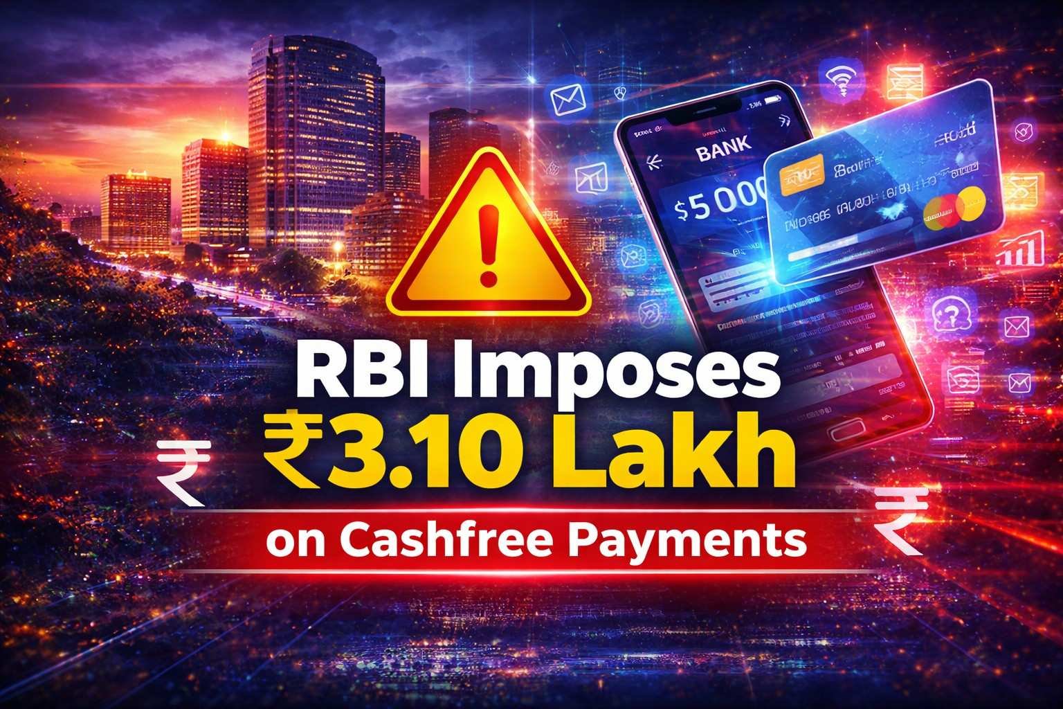 RBI imposes ₹3.10 lakh fine on Cashfree Payments for compliance violation
