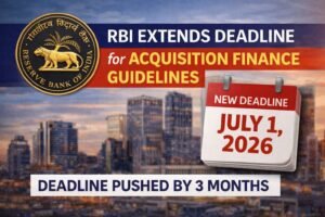 RBI Defers Acquisition Finance Guidelines to July 1, 2026
