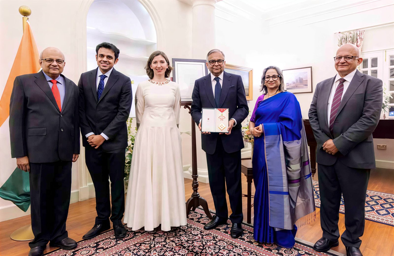 UK honours Tata Group Chairman N Chandrasekaran with honorary knighthood at ceremony in New Delhi