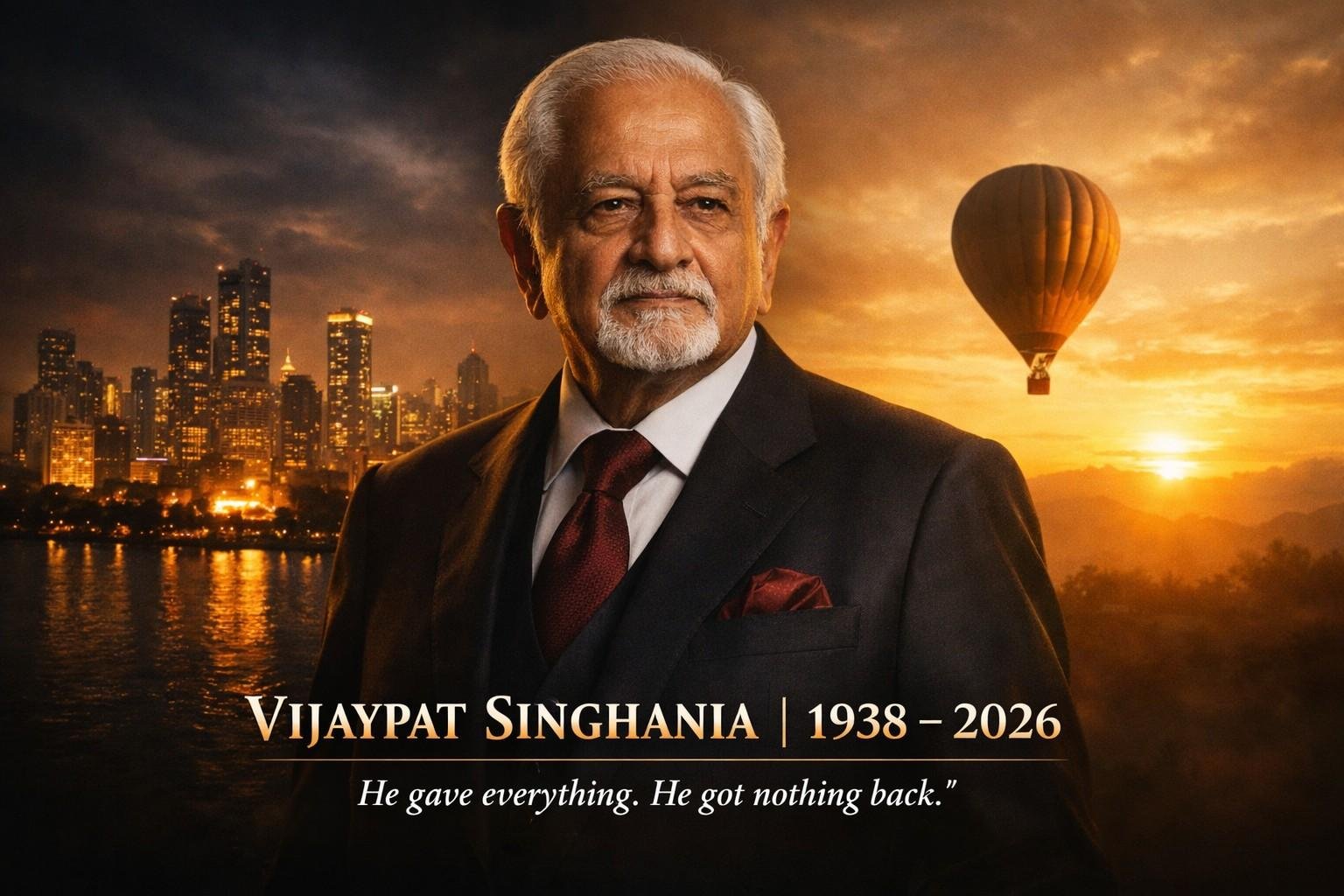 Vijaypat Singhania, former Raymond Group Chairman, passes away at 87 in Mumbai