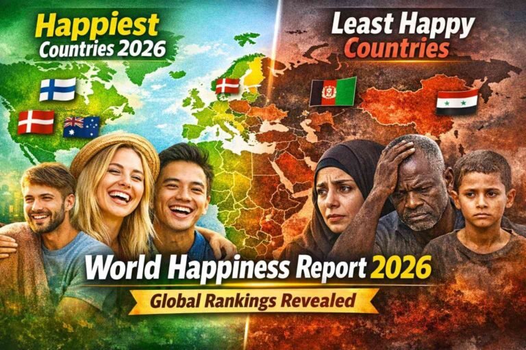 Top 10 Happiest Vs. Bottom 10: America's Happiness Divide In 2026