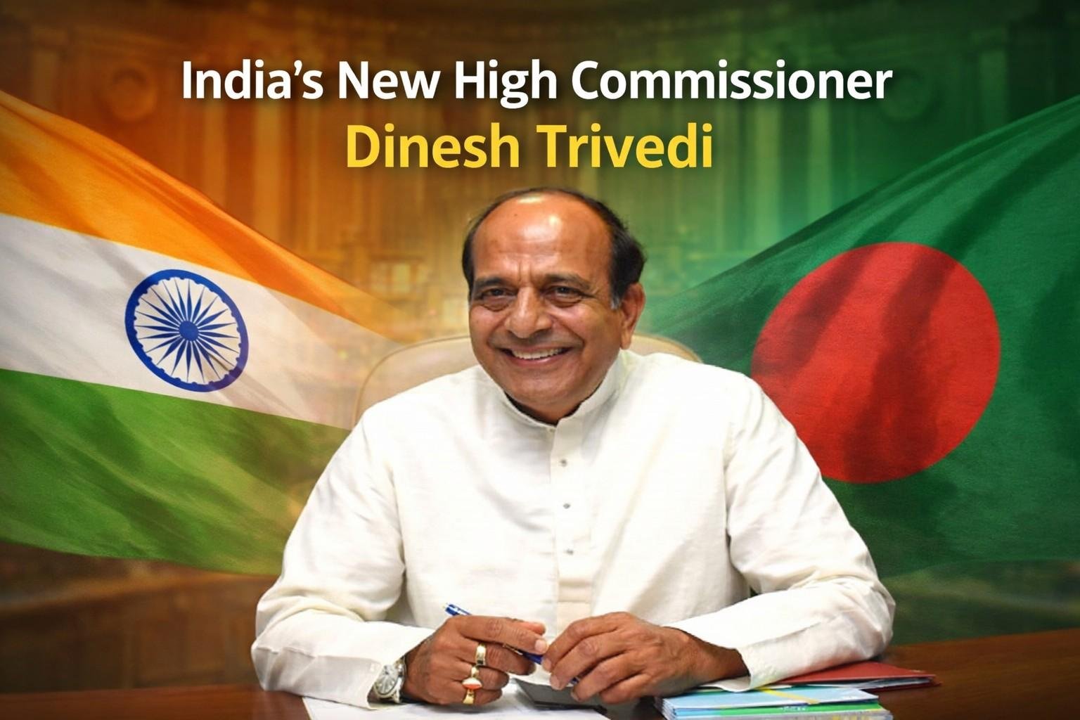 Dinesh Trivedi appointed as India’s High Commissioner to Bangladesh in 2026