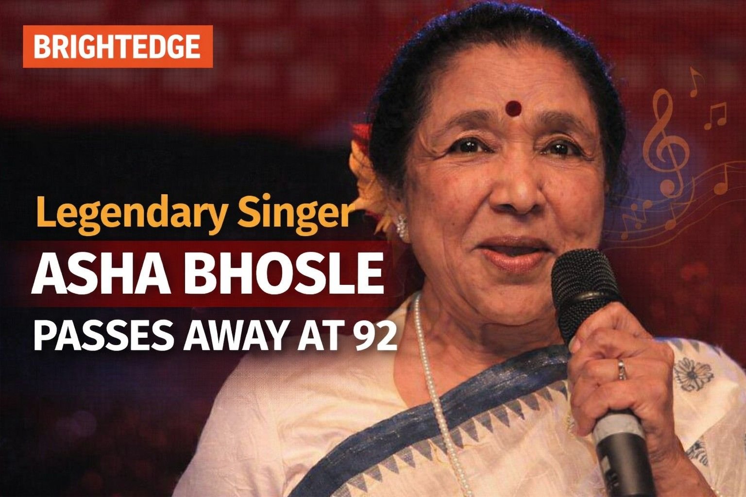 Legendary singer Asha Bhosle passes away at 92