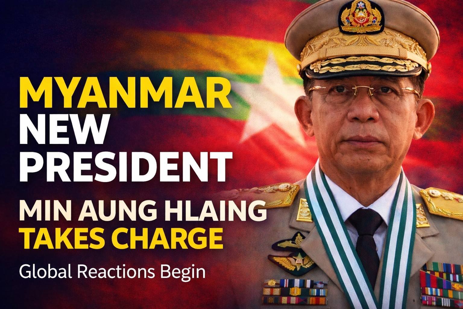 Min Aung Hlaing elected as President of Myanmar after military rule transition