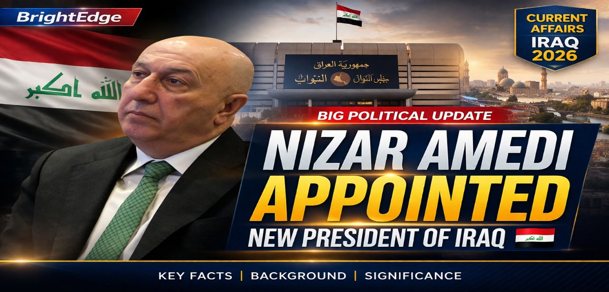 Nizar Amedi appointed as new President of Iraq 2026