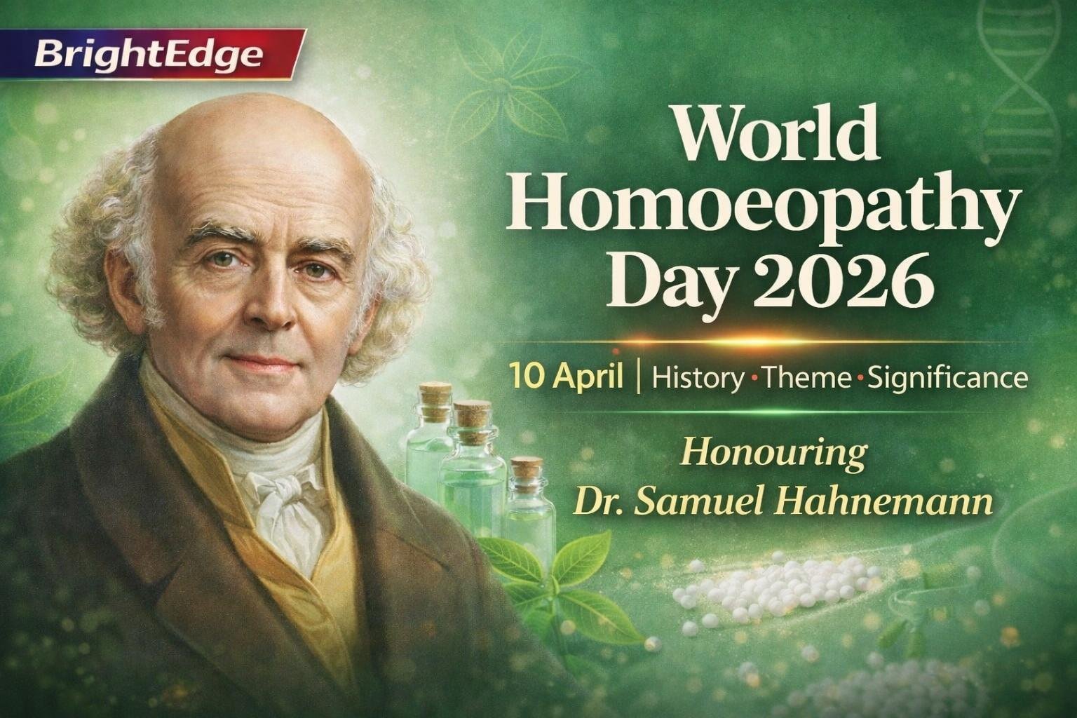 World Homoeopathy Day 2026 observed on April 10 with theme Homoeopathy for Sustainable Health