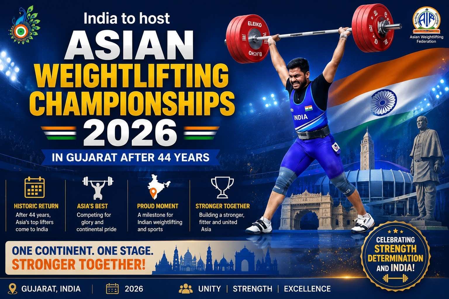 India to host Asian Weightlifting Championships after 44 years