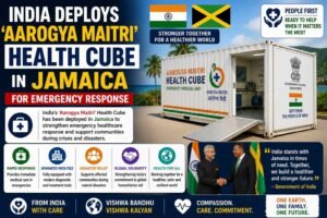 India Deploys ‘Aarogya Maitri’ Health Cube in Jamaica for Emergency Response