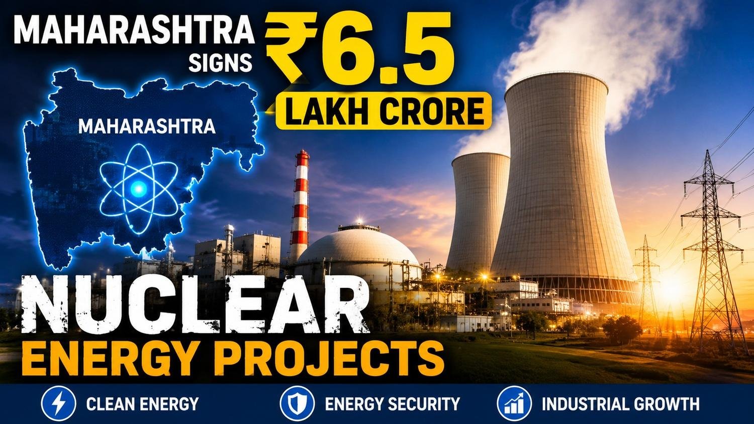 Maharashtra signs ₹6.5 lakh crore agreements for nuclear energy and clean power projects