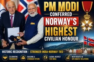 PM Modi Conferred Norway&rsquo;s Highest Civilian Honour