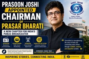 Prasoon Joshi Appointed Chairman of Prasar Bharati