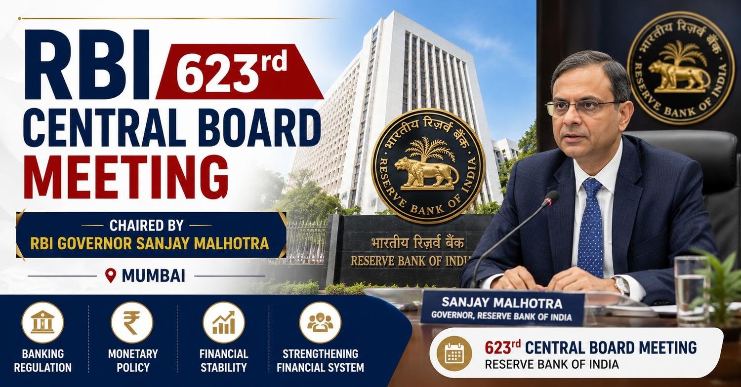 RBI Governor Sanjay Malhotra chairs the 623rd Central Board Meeting in Mumbai