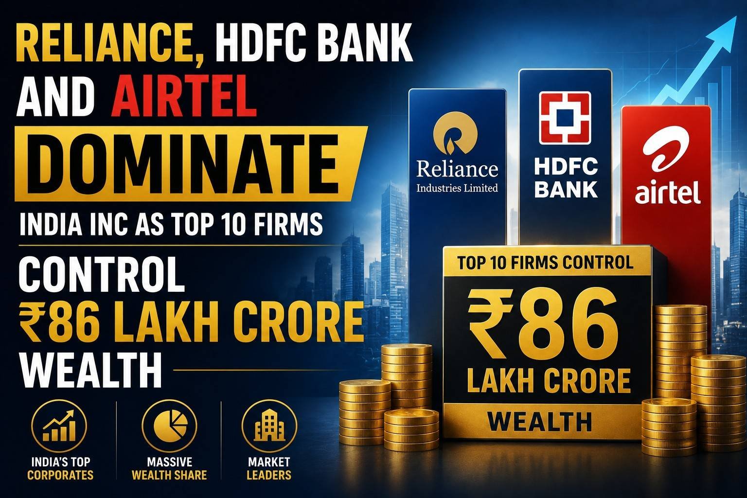 Top 10 companies account for 27 percent of the valuation in the Hurun India 500 list.