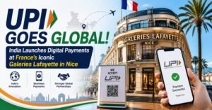 UPI Goes Global! India Launches Digital Payments at France’s Iconic Galeries Lafayette in Nice
