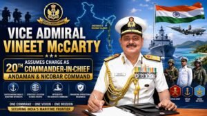 Vice Admiral Vineet McCarty Assumes Charge as 20th Commander-in-Chief of Andaman & Nicobar Command