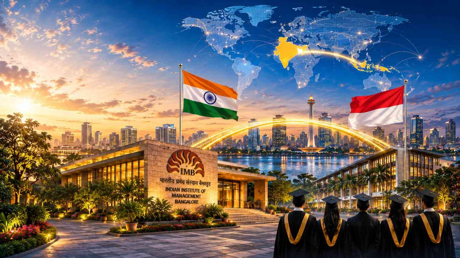 IIM Bangalore's first overseas campus in Indonesia represents a historic expansion of Indian higher education into the ASEAN region