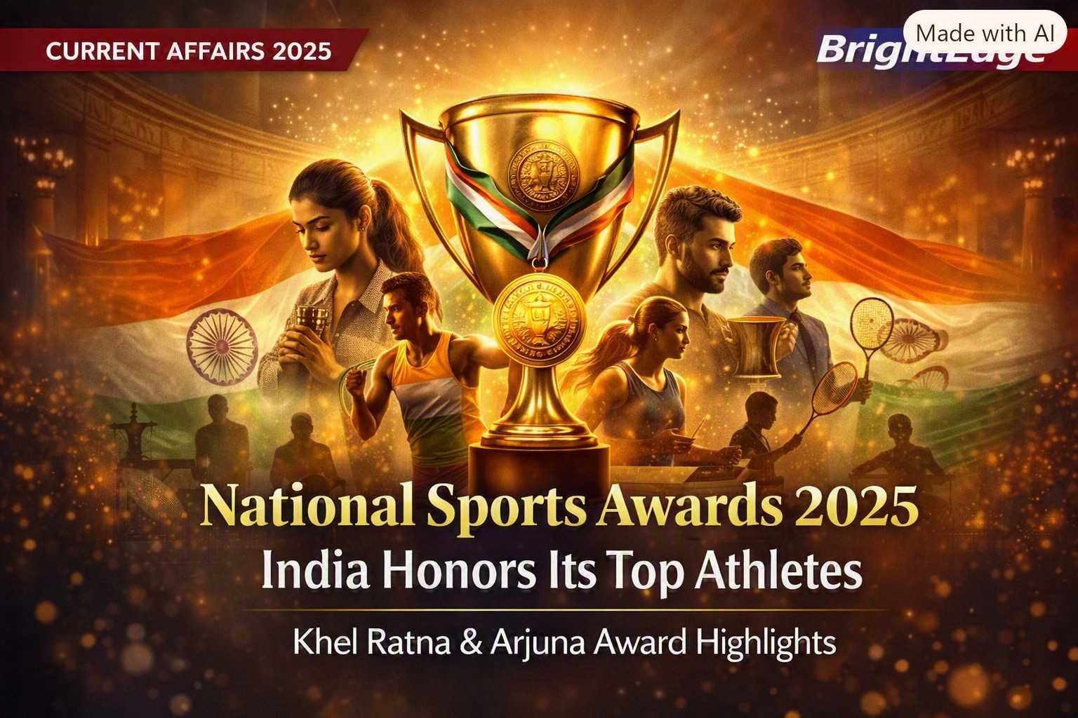 National Sports Awards 2025 announced with no Khel Ratna winner and 17 Arjuna Award recipients