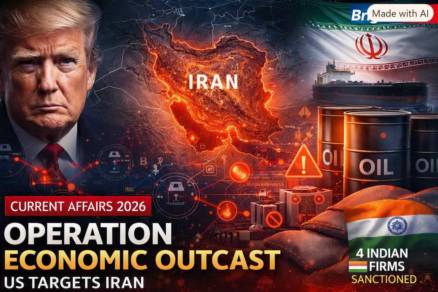 Operation Economic Outcast US sanctions Iran and four Indian firms in 2026