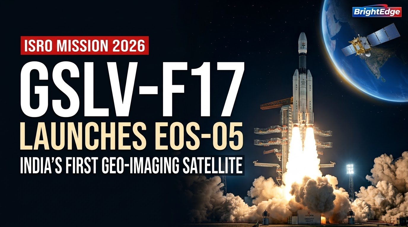 ISRO GSLV-F17 rocket launches EOS-05 satellite from Sriharikota in 2026