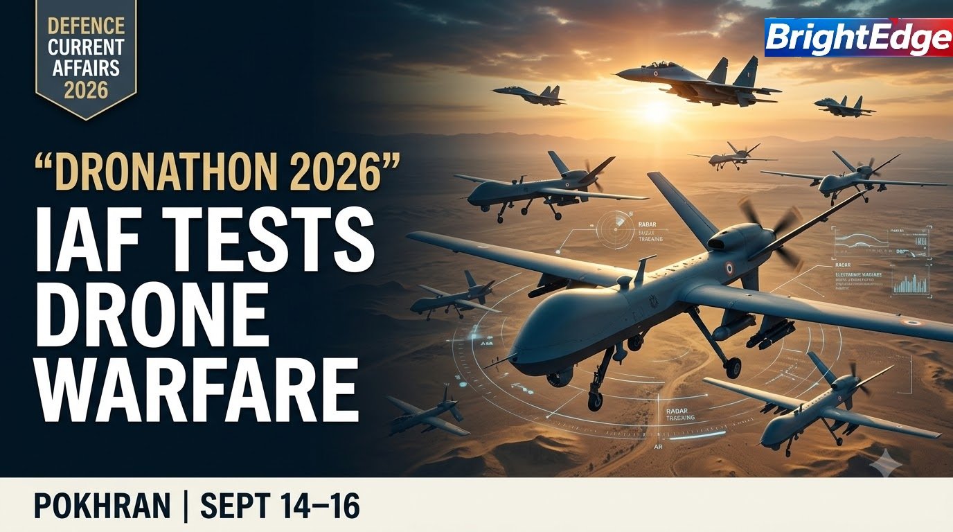 Dronathon 2026 Indian Air Force drone warfare exercise at Pokhran