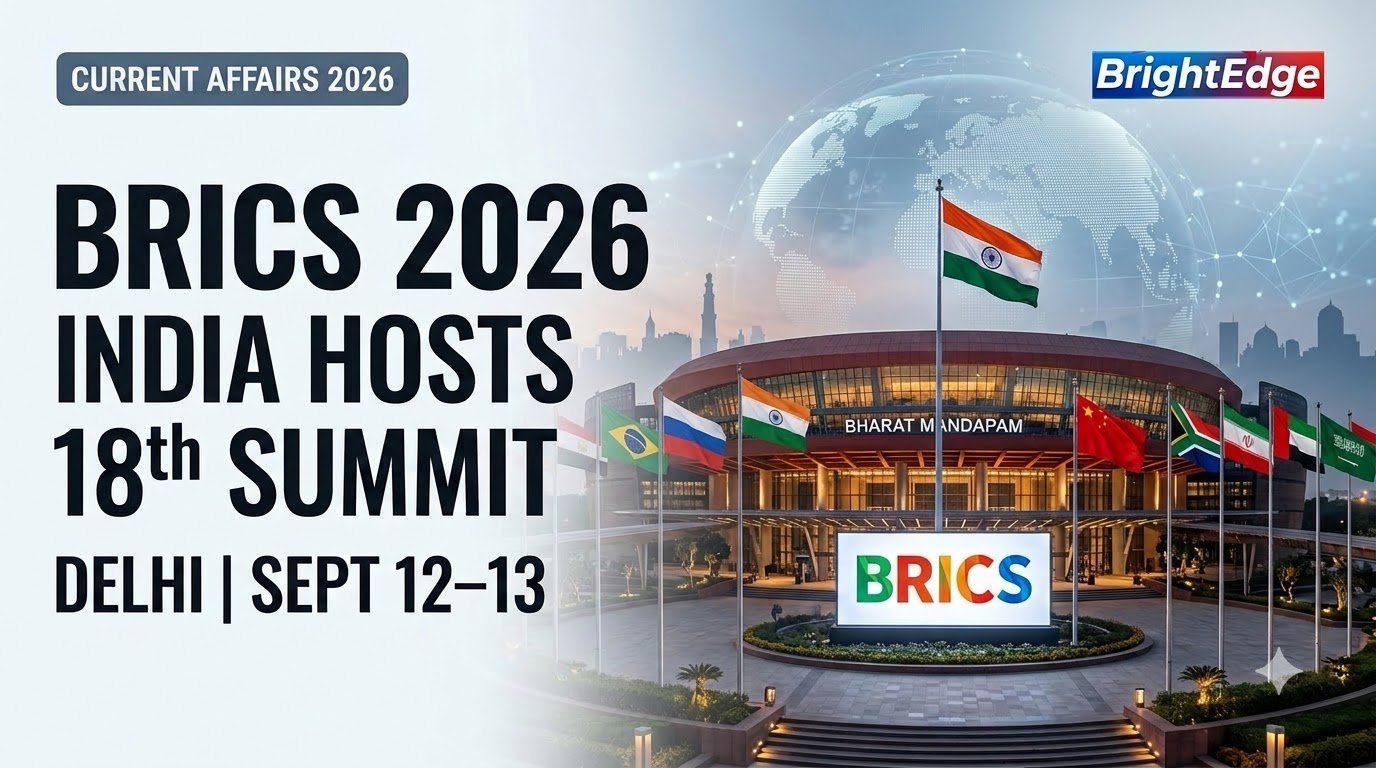 18th BRICS Summit 2026 at Bharat Mandapam New Delhi hosted by India