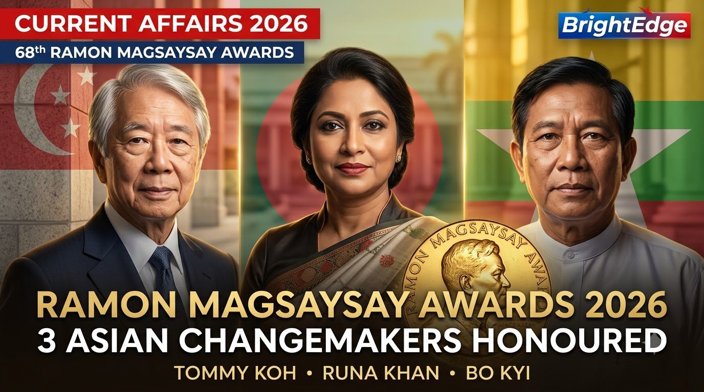 Ramon Magsaysay Awards 2026 winners Tommy Koh, Runa Khan and Bo Kyi honoured for outstanding contributions to Asia