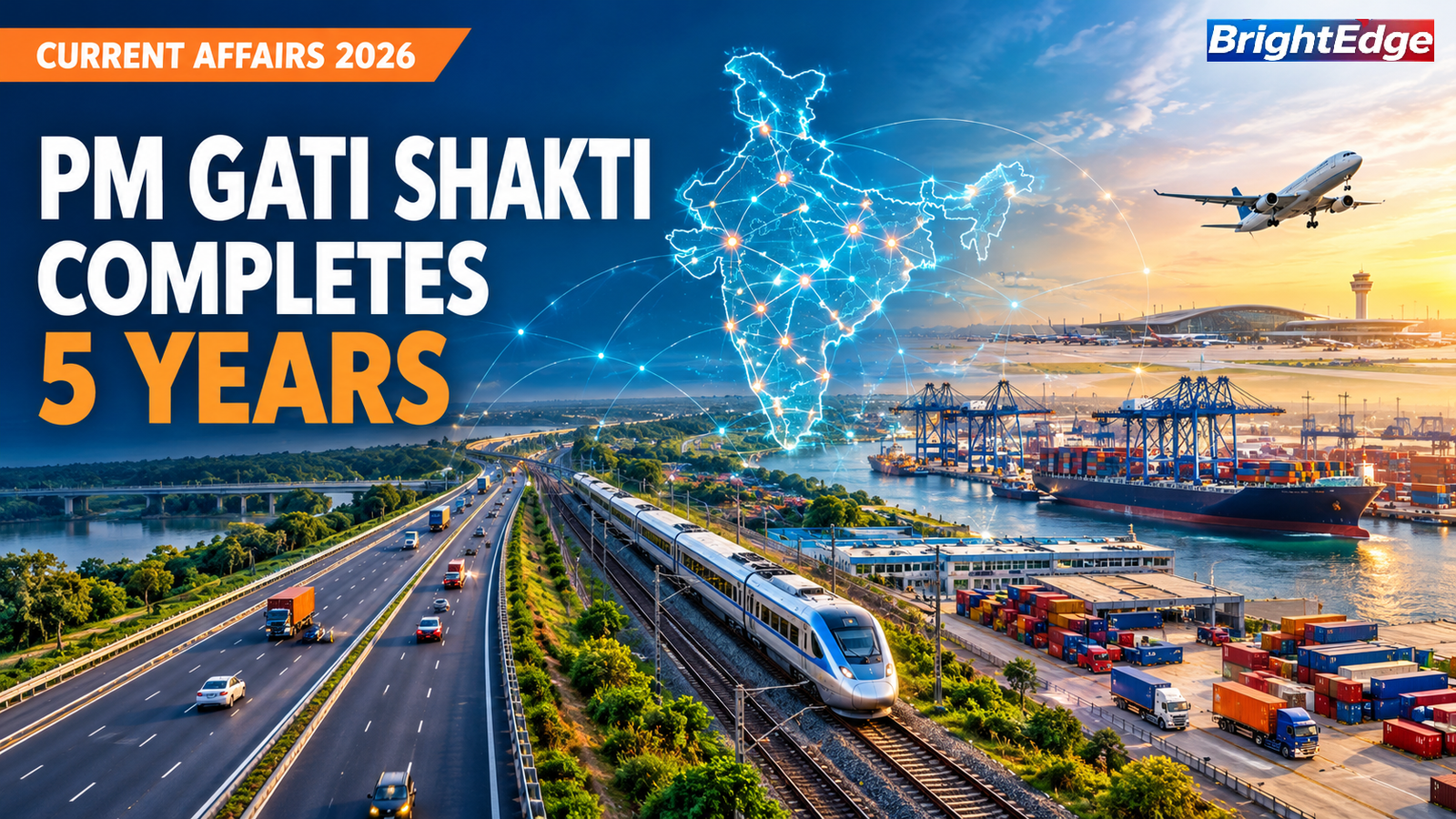 PM GatiShakti completes five years of integrated infrastructure planning in India in 2026